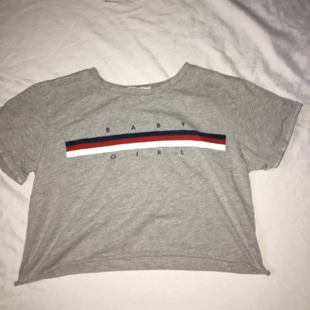 baby girl cropped t-shirt